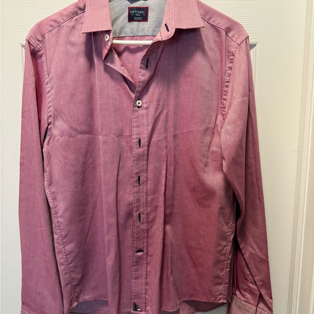 Untuckit Pink Button-Up Shirt